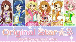 Original Star☆彡 | Soleil + Akari, Otome, Sakura - Short Romaji lyrics + MIX