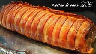 ROLLO DE CARNE IMPERIAL RECETA FÁCIL ,RECETA PARA NAVIDAD