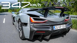 RIMAC Nevera (1900hp) | Brutal 100-200 km/h accelerations🤯 | Automann in 4K