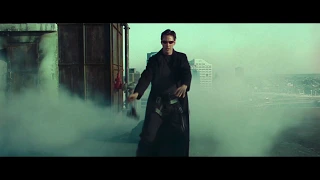 The Matrix (1999) (4K HDR) - First live action Bullet time