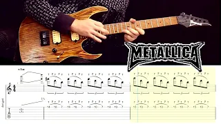 How to play solo Metallica - The Frayed Ends of Sanity. Guitar Tab.