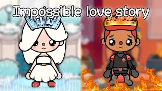 🧊Ice + Fire 🔥 Impossible Love Story | Toca Boca | Toca Sad Story | Toca Life  World 🌍