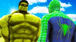 BIG HULK VS GREEN SPIDERMAN - THE INCREDIBLE HULK VS GREEN SPIDER-MAN (2002)