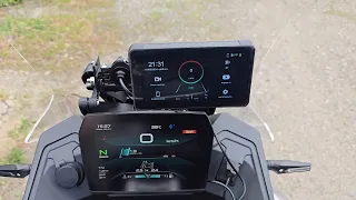 Мотоцикл VOGE DS525X - Android Auto. Установка системы видеорегистрации.