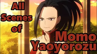 'All' Scenes of Momo Yaoyorozu in Season 1 (BNHA)