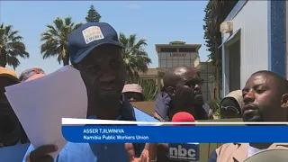 Walvis Bay Municipal workers protest against alleged bullying, mismanagement of funds - nbc