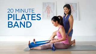 20 Min Resistance Band Pilates Workout at Home | Tone & Strengthen Your Muscles