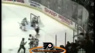 Eric Lindros Playoff Hat Trick vs New York Rangers