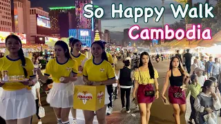 Super Exciting Walk Phnom Penh City - Cambodia Virtual Tour  [4K]