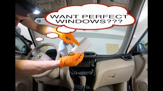 How to clean your interior windshield to PERFECTION