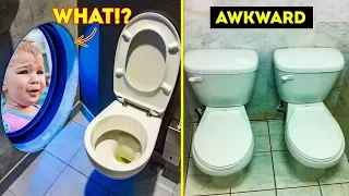 Most Awkward Bathroom Design Fails