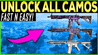 MW2 HOW TO UNLOCK ORION CAMO FAST & EASY and ALL Weapon Camos - Polyatomic, Gold, Platinum