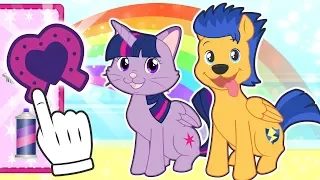 BABY PETS 🦄 Kira and Max Dress up as a Pony Characters