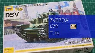 Zvezda 1/72 T-35 (5061) Review