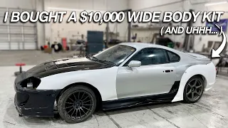 I Bought A $10,000 FAKE Wide Body Kit For My Toyota Supra (But I Didn't Expect THIS)