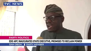 Edo APC Inagurates State Executives, Promises to Reclaim Power