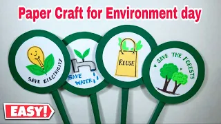 Best Environment Day Craft for School Project | Environment Day Craft Ideas | Earth Day Craft