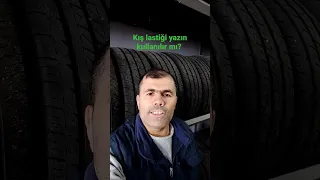 Kış lastiği yazın kullanılmaz.     #araba #tamir #automobile #lastik