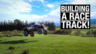 HUGE AIR & Near ROLLOVER! Enduro Set Up Gets ROWDY!!! V8 Hilux 4WD Race Truck