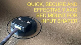 Super simple accelerometer bed mount for Klipper