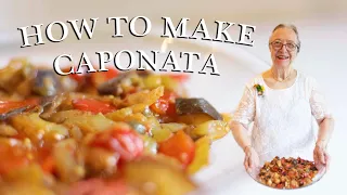 Sicilian Caponata | Kitchen on the Cliff with Giovanna Bellia LaMarca
