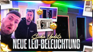 HEFTIGE LED BELEUCHTUNG im NEUEN STUDIO 😱😍 Es wird einfach GEIL 🤩 VLOG