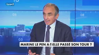 Eric Zemmour : "Je n'ai rien contre Marine Le Pen ! Je pense simplement qu'elle ne peut pas gagner"