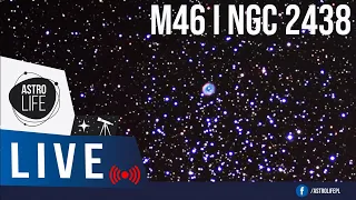 [Zła pogoda]. Obserwacja gromady M 46 i mgławicy NGC 2348 z Namibii - Niebo na żywo 241