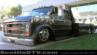 1968 Chevrolet C50 Custom Crew Cab Car Hauler "Night Train" 2019 SEMA Show