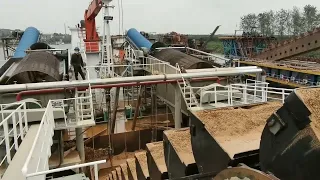 Artificial Sand Production Site Video: Make the Artificial Sand on Board