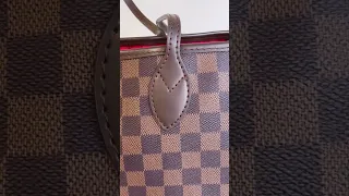 COUNTERFEIT Louis Vuitton Neverfull vs REAL Louis Vuitton Neverfull - How to spot a fake bag