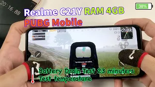 Realme C21Y PUBG Mobile Test | Unisoc T610, 4GB RAM