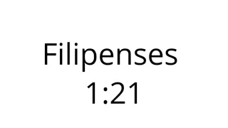 Filipenses 1:21 - Versiones de la Biblia