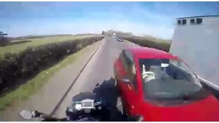 Dangerous overtake into the path of a Motorcyclist - Think Bike
