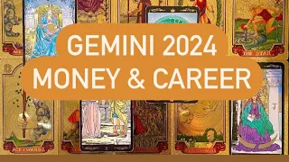 GEMINI 2024 MONEY & CAREER  YEARLY TAROT PREDICTION - WHAT TO EXPECT ?!