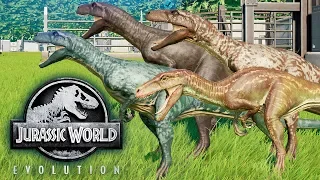 Герреразавр Обзор и Битвы динозавров Jurassic World Evolution Herrerasaurus