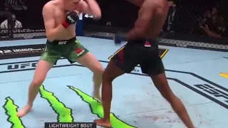 When an mma fighters legs are jelly