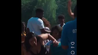 Anthony Joshua throw’s a party for the kids after Lockdown.