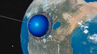 Submerging Africa in 9 Quintillion Liters of Water - Universe Sandbox