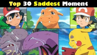 Top 30 Saddest Moments in Pokemon | Emotional moments in Pokemon | Pokemon in Hindi