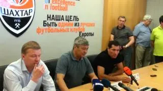 Заявление Мирчи Луческу на "Донбасс Арене" 16.04.2014