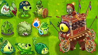 Plants Vs Zombies 2 Final Boss - Every Green Plants Power-Up! vs PvZ2 All Bosses Fight