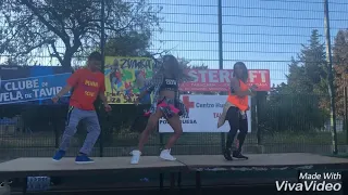 Becky G & Natti Natasha Sin Pijama Choreo Zumba Fitness