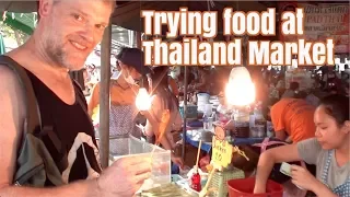 Street Food at Bangkok Chatuchak Market  - Thailand