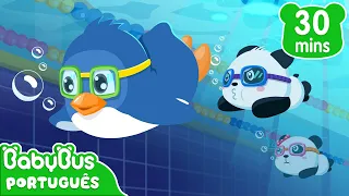 Ação! Competição de Natação 🏊‍♂️ | Aventuras no Jardim de Infância | Desenho Animado | BabyBus