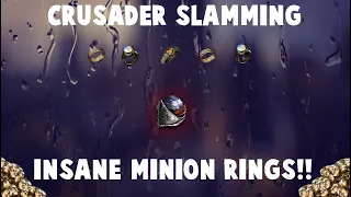 Crusader Slamming 100+ EXALTS Worth of Minion Rings! 🔥 -MIRROR-TIER!? (Path of Exile Gambling)