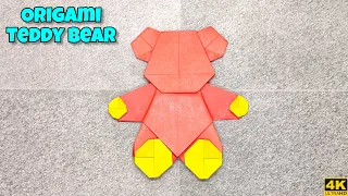 Origami Teddy Bear | Origami toys | Origami tutorial | Paper craft