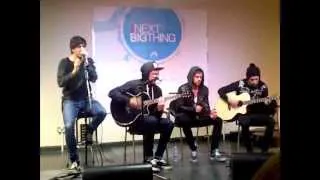 Young Guns - Learn My Lesson acoustic (HMV Manchester)