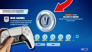 SECRET CODE to get FREE V-BUCKS in Fortnite 2024! (it actually works)