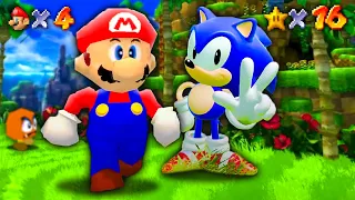 Can Mario Speedrun a Sonic Game?